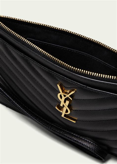 ysl monogram bill pouch.